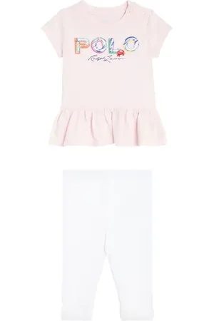 Ralph Lauren Bebé - set de camiseta y leggings de algodón