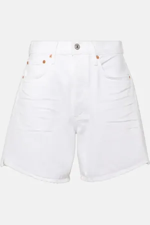 Citizens of Humanity Shorts Marlow de denim de tiro alto