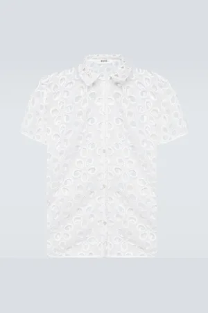 BODE Camisa Primrose de encaje floral