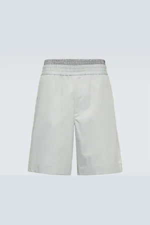 Bottega Veneta Bermudas de sarga de algodón