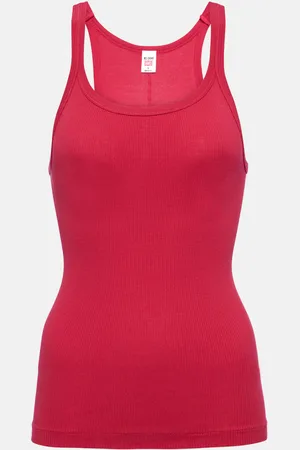 RE/DONE Tank top acanalado de algodón