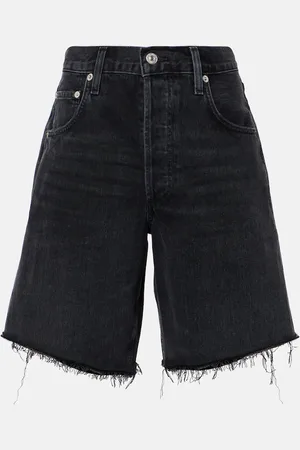 Citizens of Humanity Shorts Ayla de denim de tiro alto