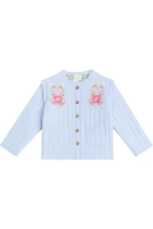 Louise Misha Chaqueta Mauricette de algodón bordada