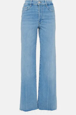 Frame Jeans anchos Le Slim Palazzo de tiro alto
