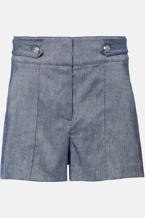 VERONICA BEARD Shorts Runo de mezcla de lino
