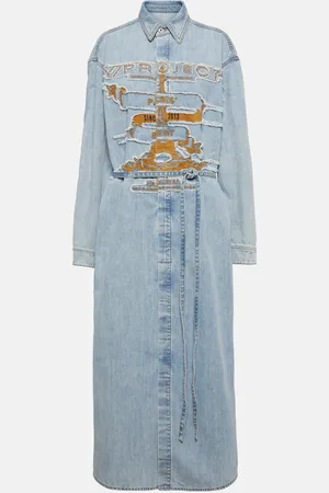 Y / PROJECT Vestido camisero Evergreen Paris" Best de denim