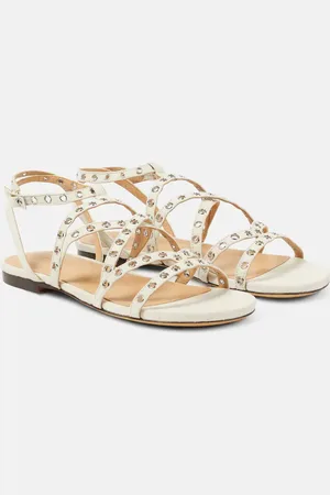 Isabel Marant Sandalias Lipa de piel adornadas