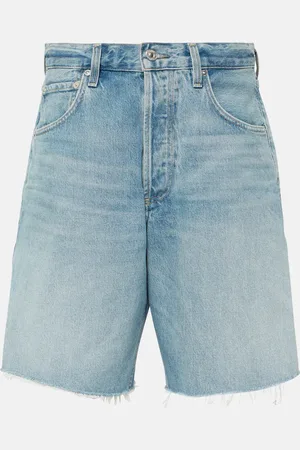 Citizens of Humanity Shorts anchos Ayla de denim
