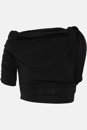Jacquemus Crop top Le Haut Drapeado de jersey