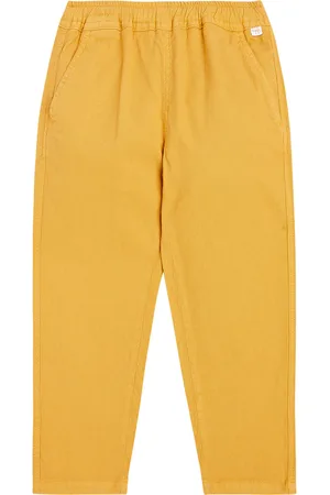 Il gufo Pantalones rectos de mezcla de algodón