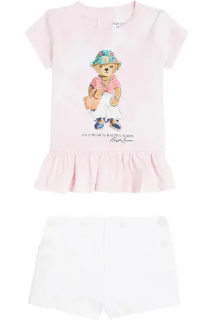 Ralph Lauren Bebé - set de camiseta y shorts Polo Bear