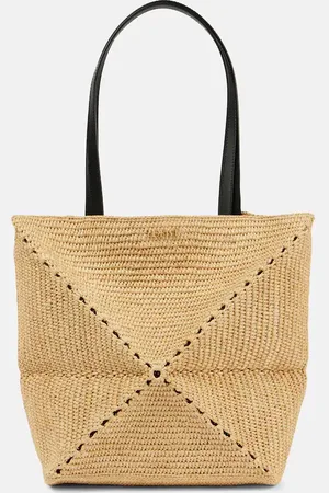 Loewe Tote Puzzle Fold Paula’s Ibiza de rafia