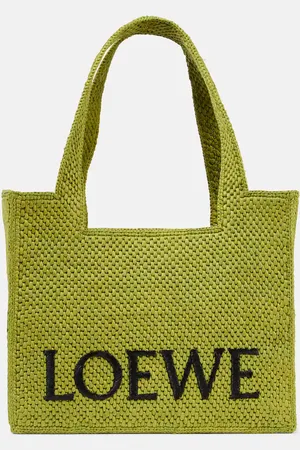 Loewe Shopper Font Medium Paula’s Ibiza de rafia