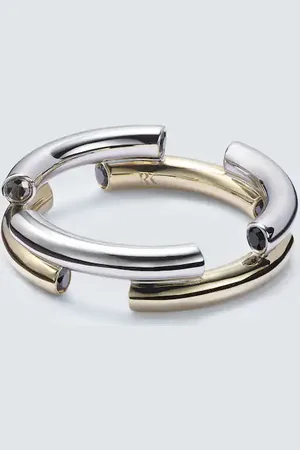 Rainbow K Anillo Monica de oro de 9 ct con diamantes