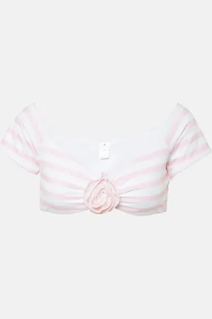 Bananhot Crop top Stefani a rayas