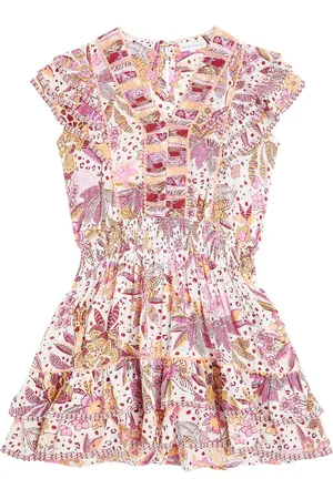 POUPETTE ST BARTH Vestido Camila estampado con volantes