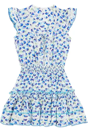POUPETTE ST BARTH Vestido Anais con volante estampado