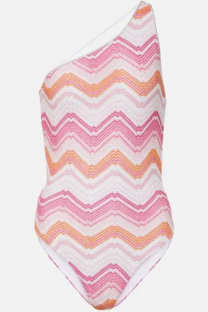 Missoni Bañador en zigzag asimétrico