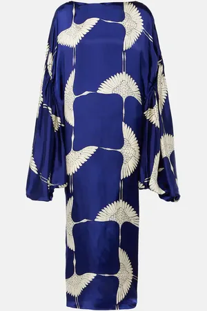 Khaite Vestido largo Zelma estampado