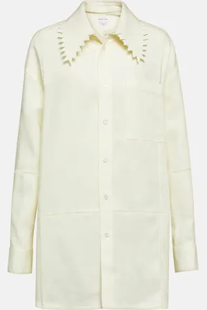 Bottega Veneta Camisa oversized de lino