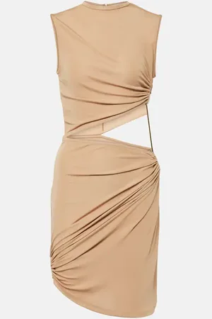 CHRISTOPHER ESBER Vestido corto adornado con aberturas