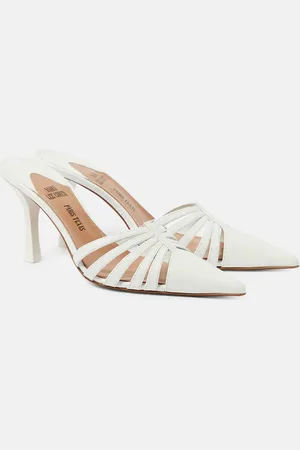 PARIS TEXAS Mules Nadia 85 de piel con aberturas