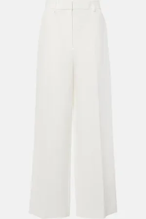 Khaite Pantalones anchos Bacall de tiro medio