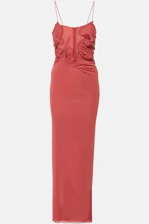 CHRISTOPHER ESBER Vestido largo Molded Venus de malla