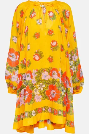 ALÉMAIS Alémais Vestido corto con mangas abullonadas