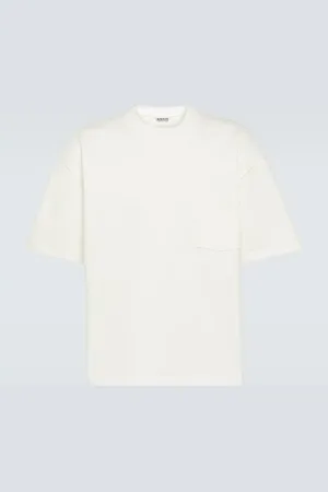 Auralee Camiseta de jersey de algodón