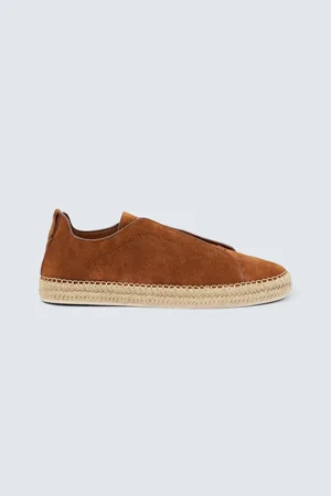 Ermenegildo Zegna Zapatillas Triple Stitch de ante