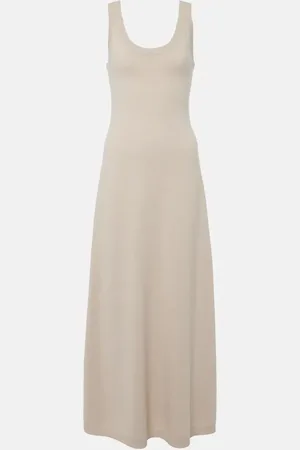 Brunello Cucinelli Vestido midi de cachemir