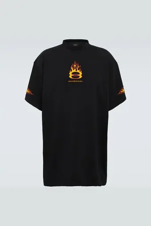 Balenciaga Camiseta oversized de jersey de algodón