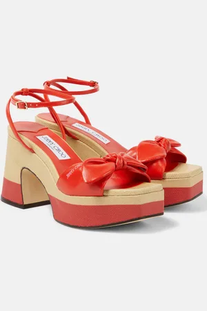 Jimmy Choo Sandalias Ricia 95 de piel con plataforma