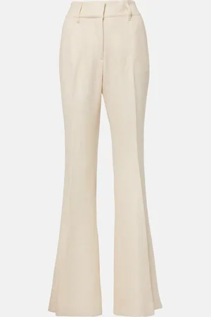 GABRIELA HEARST Pantalones flared Rhein de seda y lana