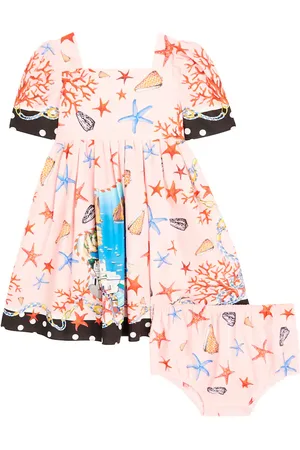 Dolce & Gabbana Bebé - set Capri de vestido y braga