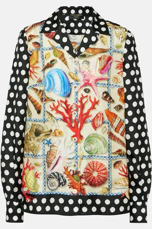 Dolce & Gabbana Camisa Capri de seda estampada