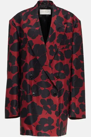 DRIES VAN NOTEN Blazer cruzado floral