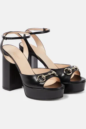 Gucci Sandalias Lady Horsebit de piel