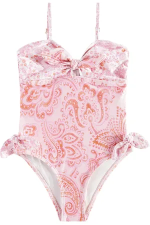 ZIMMERMANN Bañador Ottie de paisley con lazo