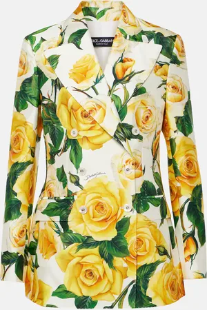 Dolce & Gabbana Chaqueta cruzada Turlington de mezcla de seda