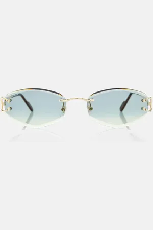 Cartier Gafas de sol ovaladas Signature C