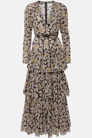 ZIMMERMANN Vestido midi Ottie de algodón floral