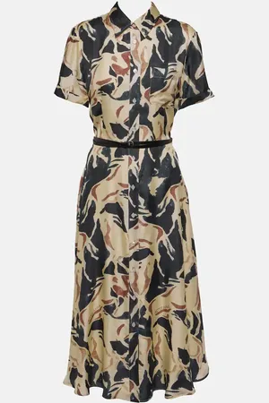 Altuzarra Vestido midi Kiera de seda