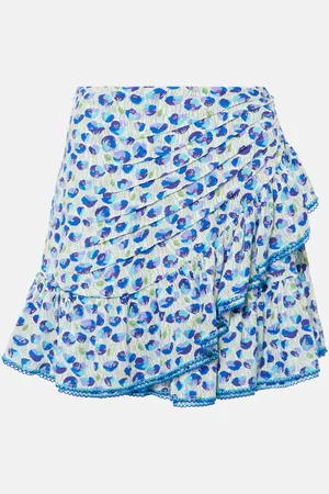 POUPETTE ST BARTH Minifalda Mabelle fruncida