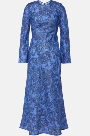 ZIMMERMANN Vestido largo Ottie Bias de lino