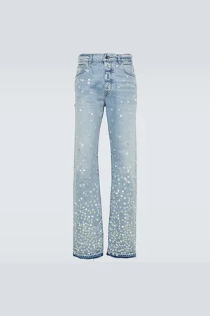 AMIRI Jeans rectos adornados