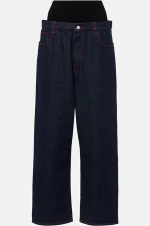 Alaïa Alaïa Jeans anchos de tiro bajo