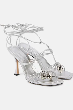 Jimmy Choo Sandalias Jemma 90 de piel metalizada