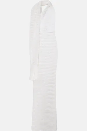 Alaïa Alaïa Vestido largo con bufanda
